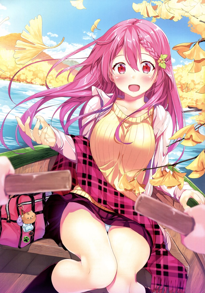 ピンク髪の虹画像ください